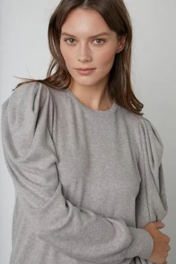 Velvet By Graham & Spencer Womens BIANCA PUFF SLEEVE TOP 14 Velvet By Graham & Spencer Womens BIANCA PUFF SLEEVE TOP