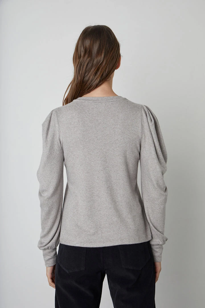 Velvet By Graham & Spencer Womens BIANCA PUFF SLEEVE TOP 6 Velvet By Graham & Spencer Womens BIANCA PUFF SLEEVE TOP