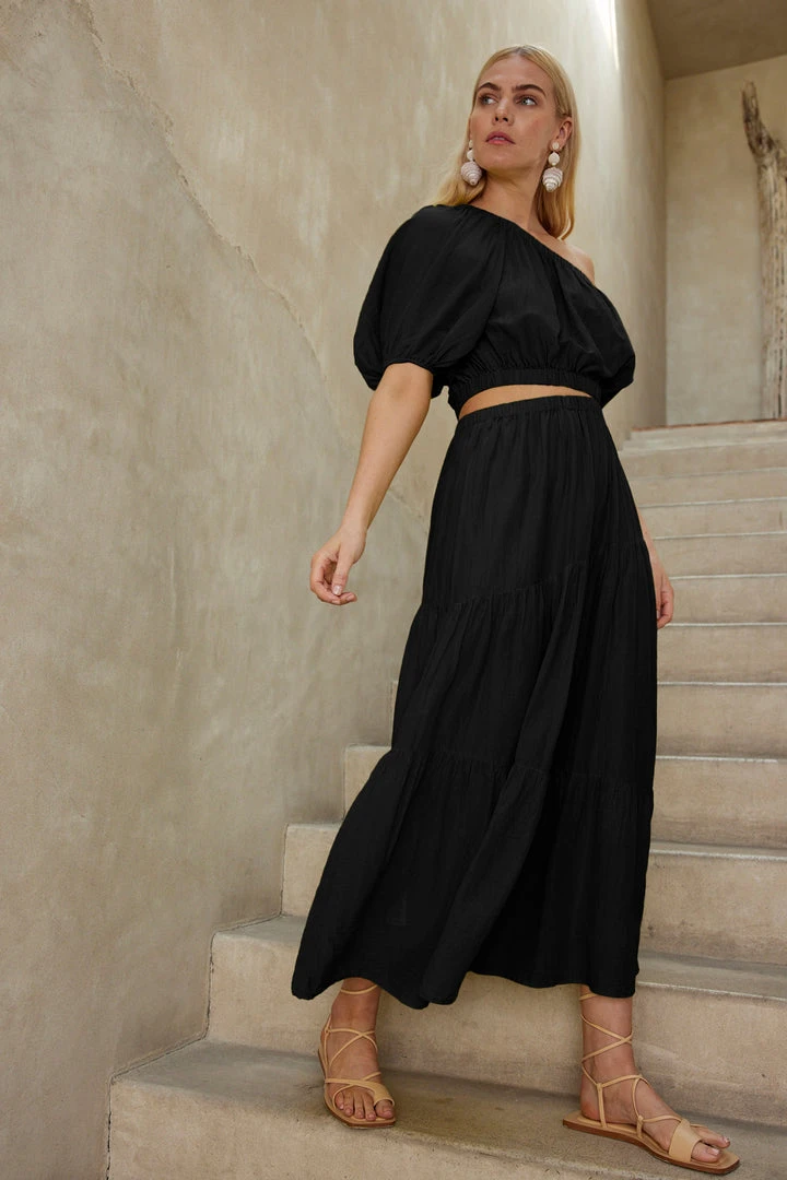 Velvet By Graham & Spencer CRISTA ONE SHOULDER MAXI DRESS Womens 4 Velvet By Graham & Spencer CRISTA ONE SHOULDER MAXI DRESS Womens