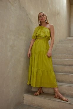 Velvet By Graham & Spencer CRISTA ONE SHOULDER MAXI DRESS Womens 22 Velvet By Graham & Spencer CRISTA ONE SHOULDER MAXI DRESS Womens