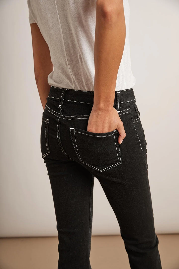 Velvet By Graham & Spencer Womens KAIA MID RISE CONTRAST STITCHING CROP JEAN 4 Velvet By Graham & Spencer Womens KAIA MID RISE CONTRAST STITCHING CROP JEAN