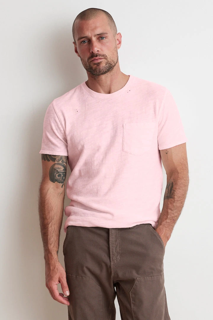 Velvet By Graham & Spencer DAVY DISTRESSED SLUB TEE 3 Velvet By Graham & Spencer DAVY DISTRESSED SLUB TEE