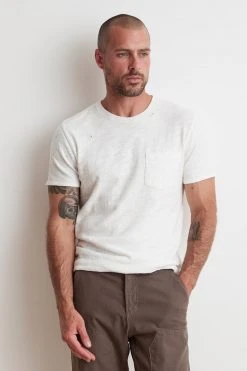 Velvet By Graham & Spencer DAVY DISTRESSED SLUB TEE 17 Velvet By Graham & Spencer DAVY DISTRESSED SLUB TEE