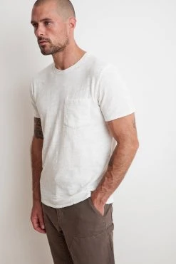 Velvet By Graham & Spencer DAVY DISTRESSED SLUB TEE 16 Velvet By Graham & Spencer DAVY DISTRESSED SLUB TEE