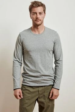 Velvet By Graham & Spencer Mens STEPHEN REVERSIBLE COTTON LONG SLEEVE TEE 15 Velvet By Graham & Spencer Mens STEPHEN REVERSIBLE COTTON LONG SLEEVE TEE