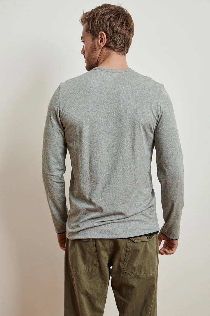 Velvet By Graham & Spencer Mens STEPHEN REVERSIBLE COTTON LONG SLEEVE TEE 9 Velvet By Graham & Spencer Mens STEPHEN REVERSIBLE COTTON LONG SLEEVE TEE