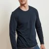 Velvet By Graham & Spencer Mens STEPHEN REVERSIBLE COTTON LONG SLEEVE TEE 2 Velvet By Graham & Spencer Mens STEPHEN REVERSIBLE COTTON LONG SLEEVE TEE