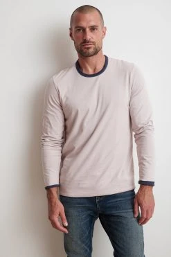 Velvet By Graham & Spencer STEPHEN REVERSIBLE COTTON LONG SLEEVE TEE 16 Velvet By Graham & Spencer STEPHEN REVERSIBLE COTTON LONG SLEEVE TEE