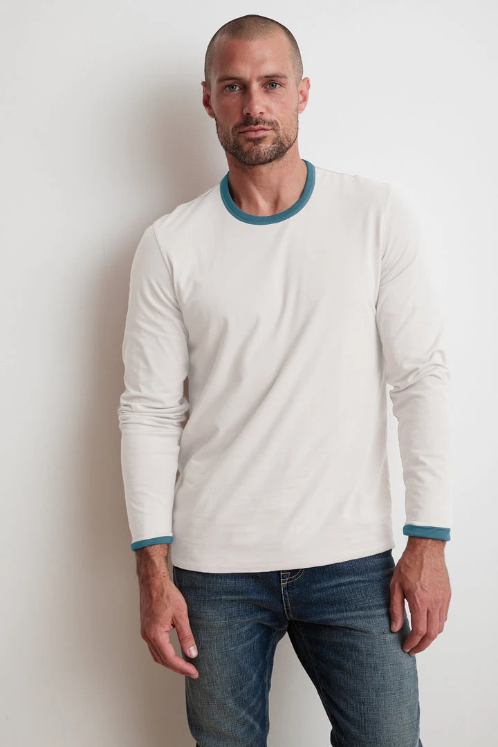 Velvet By Graham & Spencer STEPHEN REVERSIBLE COTTON LONG SLEEVE TEE 4 Velvet By Graham & Spencer STEPHEN REVERSIBLE COTTON LONG SLEEVE TEE