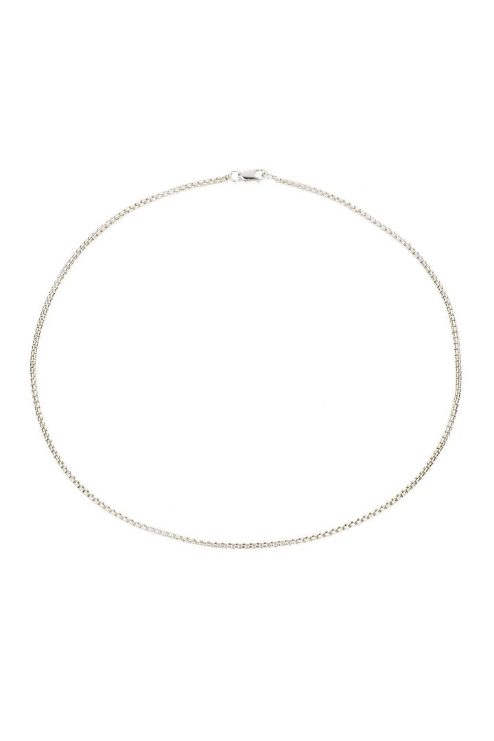 MEDIUM BOX CHAIN CHOKER BY MARA CARRIZO SCALISE Womens 3 MEDIUM BOX CHAIN CHOKER BY MARA CARRIZO SCALISE Womens