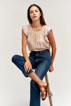 Velvet By Graham & Spencer MILAN CAP SLEEVE BLOUSE 14 Velvet By Graham & Spencer MILAN CAP SLEEVE BLOUSE