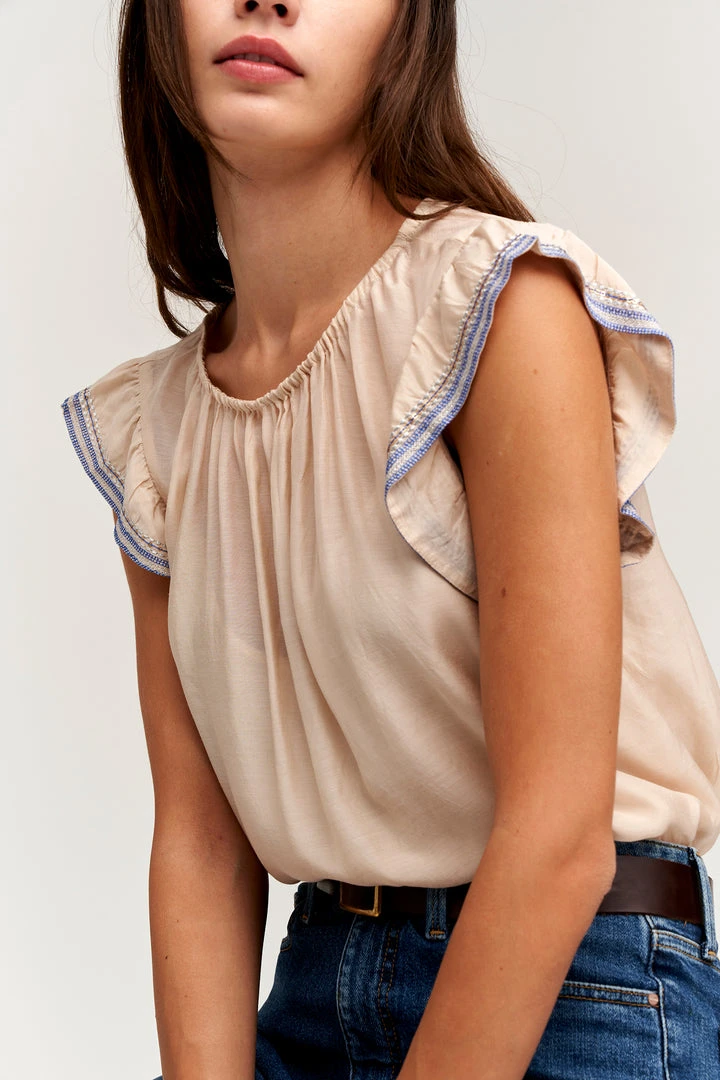 Velvet By Graham & Spencer MILAN CAP SLEEVE BLOUSE 9 Velvet By Graham & Spencer MILAN CAP SLEEVE BLOUSE