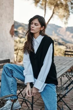 Velvet By Graham & Spencer RACHEL OVERSIZED BUTTON-UP SHIRT Womens 13 Velvet By Graham & Spencer RACHEL OVERSIZED BUTTON-UP SHIRT Womens