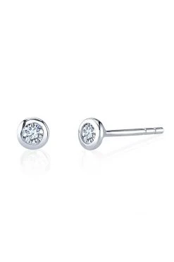 Velvet By Graham & Spencer Accessories SIMPLE STUDS IN SILVER BY SLOAN