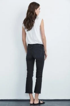 Velvet By Graham & Spencer TWIGGY HIGH RISE CROP JEAN 9 Velvet By Graham & Spencer TWIGGY HIGH RISE CROP JEAN