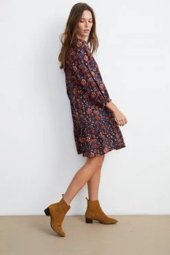 Velvet By Graham & Spencer Womens SHOSHANA PRINTED DRESS