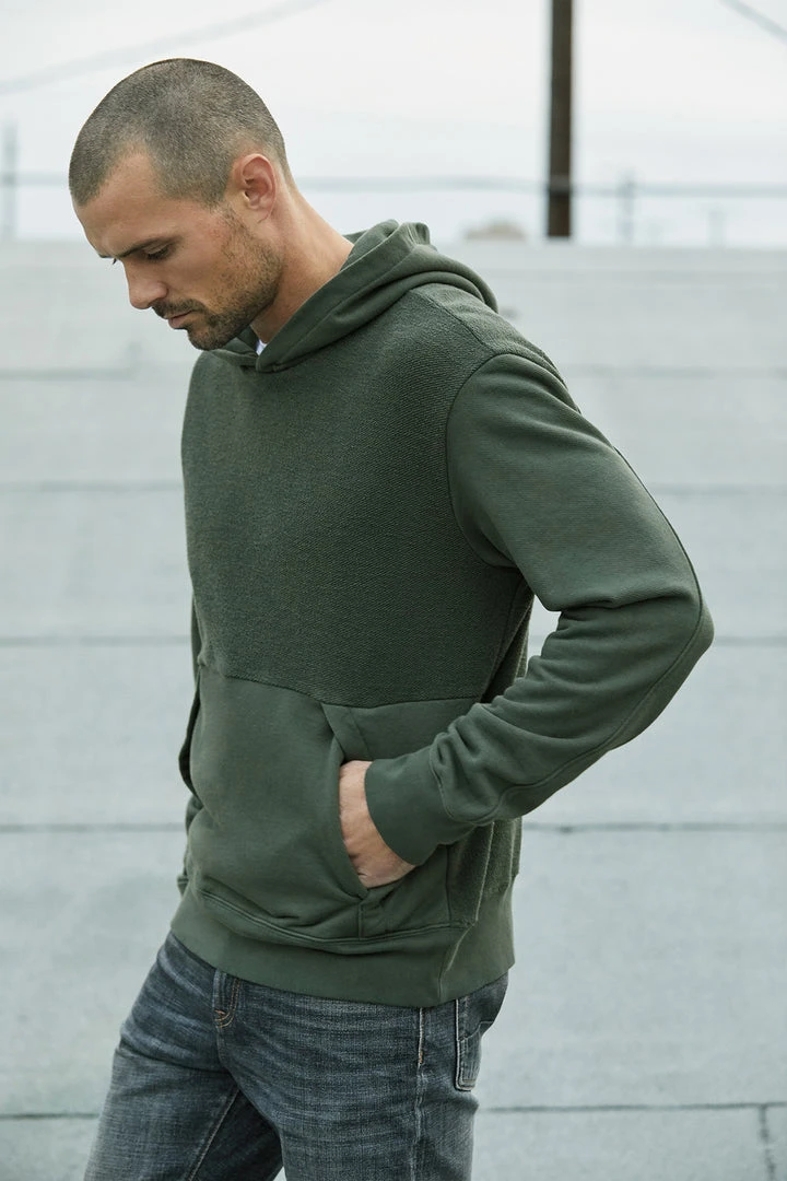 Velvet By Graham & Spencer CURRAN FRENCH TERRY HOODIE Mens 6 Velvet By Graham & Spencer CURRAN FRENCH TERRY HOODIE Mens