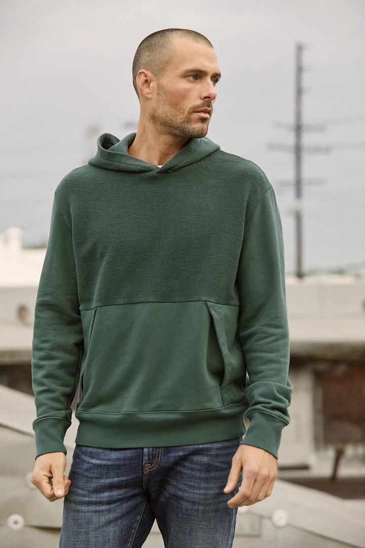 Velvet By Graham & Spencer CURRAN FRENCH TERRY HOODIE Mens 3 Velvet By Graham & Spencer CURRAN FRENCH TERRY HOODIE Mens