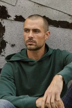 Velvet By Graham & Spencer CURRAN FRENCH TERRY HOODIE Mens 11 Velvet By Graham & Spencer CURRAN FRENCH TERRY HOODIE Mens