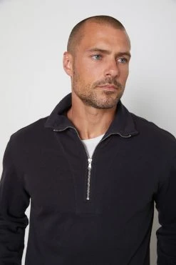 Velvet By Graham & Spencer HANK HALF ZIP PULLOVER