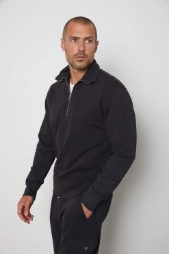 Velvet By Graham & Spencer HANK HALF ZIP PULLOVER 11 Velvet By Graham & Spencer HANK HALF ZIP PULLOVER