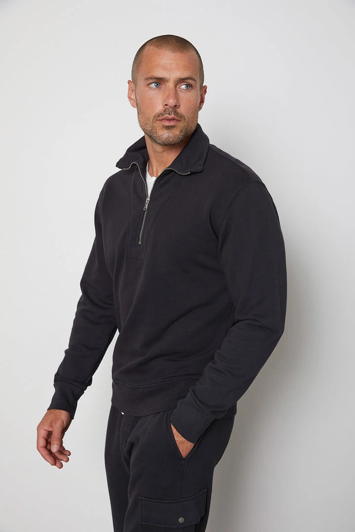 Velvet By Graham & Spencer HANK HALF ZIP PULLOVER 5 Velvet By Graham & Spencer HANK HALF ZIP PULLOVER
