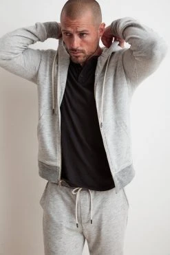 Velvet By Graham & Spencer THOMAS FRENCH TERRY ZIP UP HOODIE