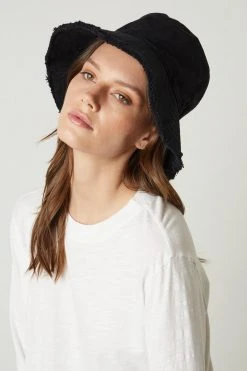 Velvet By Graham & Spencer FRINGED BUCKET HAT 10 Velvet By Graham & Spencer FRINGED BUCKET HAT