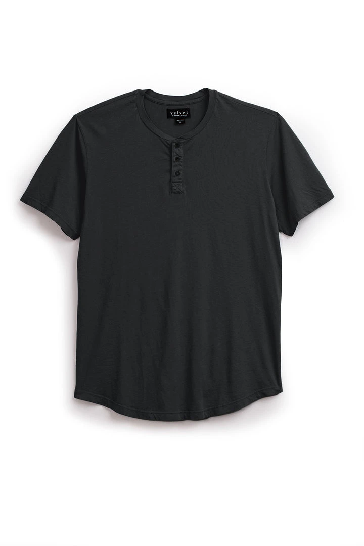 Velvet By Graham & Spencer FULTON SHORT SLEEVE HENLEY Mens 22 Velvet By Graham & Spencer FULTON SHORT SLEEVE HENLEY Mens