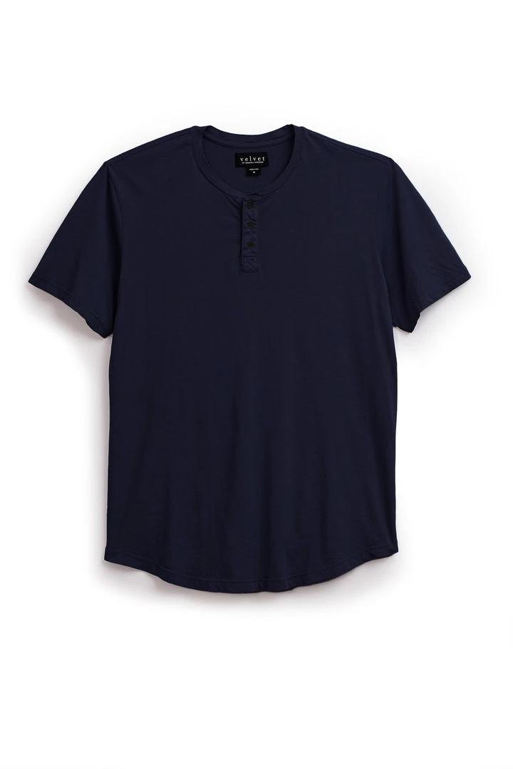 Velvet By Graham & Spencer FULTON SHORT SLEEVE HENLEY Mens 17 Velvet By Graham & Spencer FULTON SHORT SLEEVE HENLEY Mens