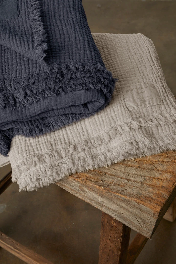 Jenny Graham Home COTTON GAUZE THROW 12 Jenny Graham Home COTTON GAUZE THROW