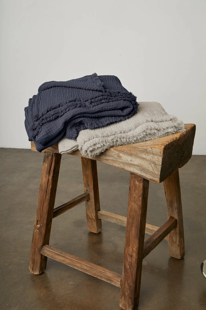 Jenny Graham Home COTTON GAUZE THROW 5 Jenny Graham Home COTTON GAUZE THROW