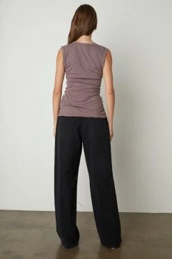 Velvet By Graham & Spencer Womens ESTINA GAUZY WHISPER FITTED TANK TOP 11 Velvet By Graham & Spencer Womens ESTINA GAUZY WHISPER FITTED TANK TOP