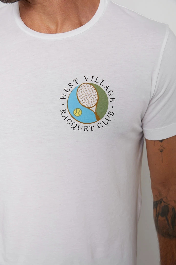 Velvet By Graham & Spencer PARK CREW NECK GRAPHIC TEE Mens 4 Velvet By Graham & Spencer PARK CREW NECK GRAPHIC TEE Mens