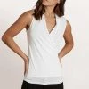 Velvet By Graham & Spencer ADELISE GAUZY WHISPER FITTED WRAP TANK Womens 2 Velvet By Graham & Spencer ADELISE GAUZY WHISPER FITTED WRAP TANK Womens