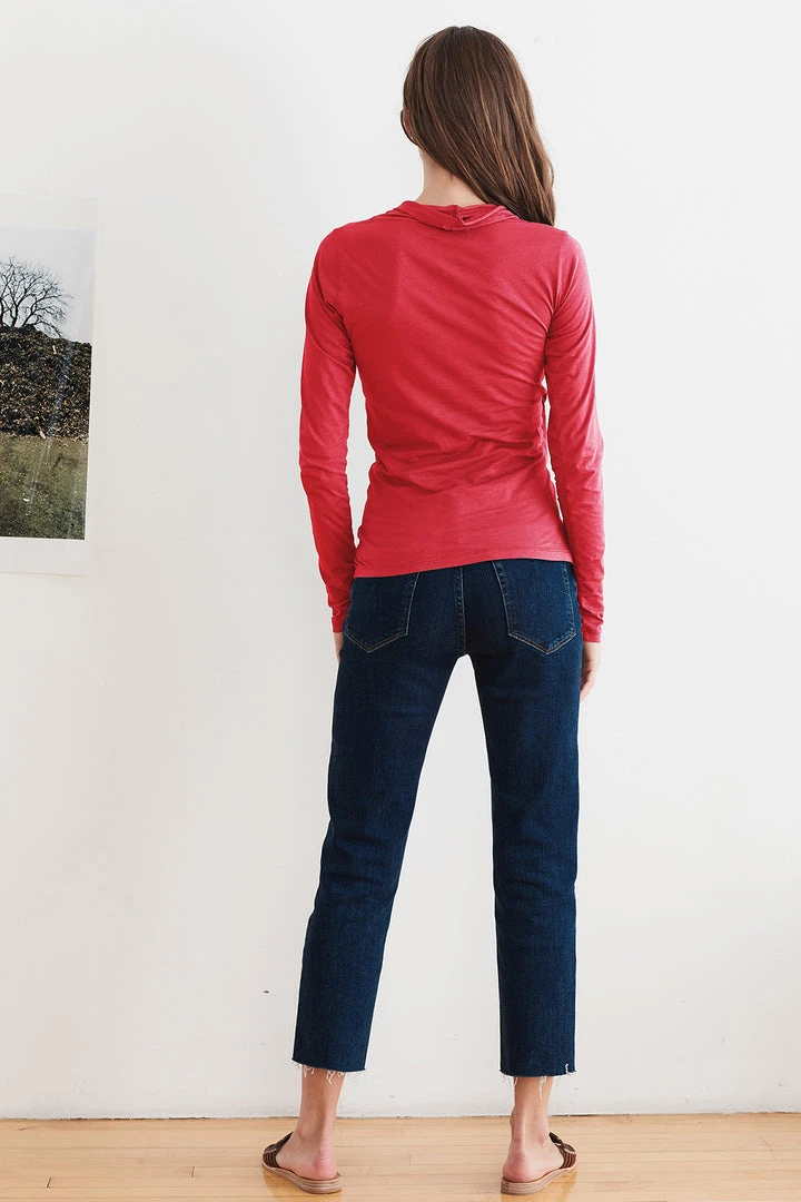 Velvet By Graham & Spencer MERI WRAP FRONT FITTED TOP Womens 28 Velvet By Graham & Spencer MERI WRAP FRONT FITTED TOP Womens