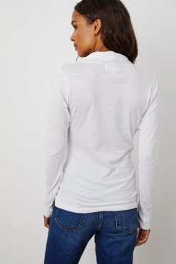 Velvet By Graham & Spencer MERI WRAP FRONT FITTED TOP Womens 46 Velvet By Graham & Spencer MERI WRAP FRONT FITTED TOP Womens