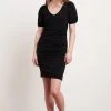 Velvet By Graham & Spencer Womens REINA PUFF SLEEVE DRESS