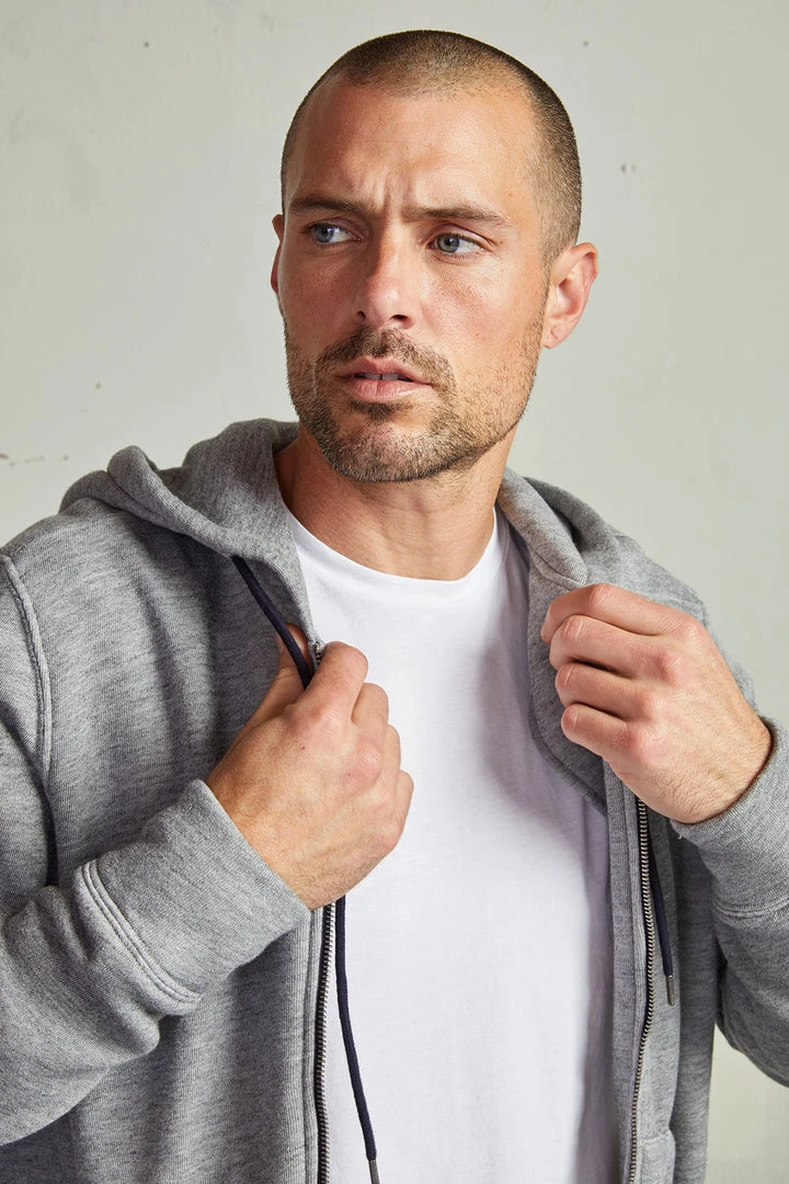 Velvet By Graham & Spencer Mens DAVE ZIP UP HOODIE 4 Velvet By Graham & Spencer Mens DAVE ZIP UP HOODIE