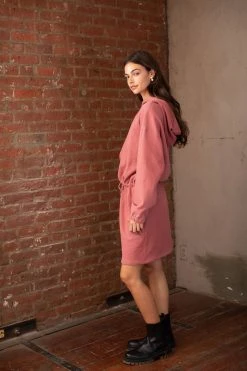 Velvet By Graham & Spencer ISABELLA HOODIE DRESS 8 Velvet By Graham & Spencer ISABELLA HOODIE DRESS
