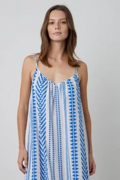 Velvet By Graham & Spencer DINAE JACQUARD MAXI DRESS Womens