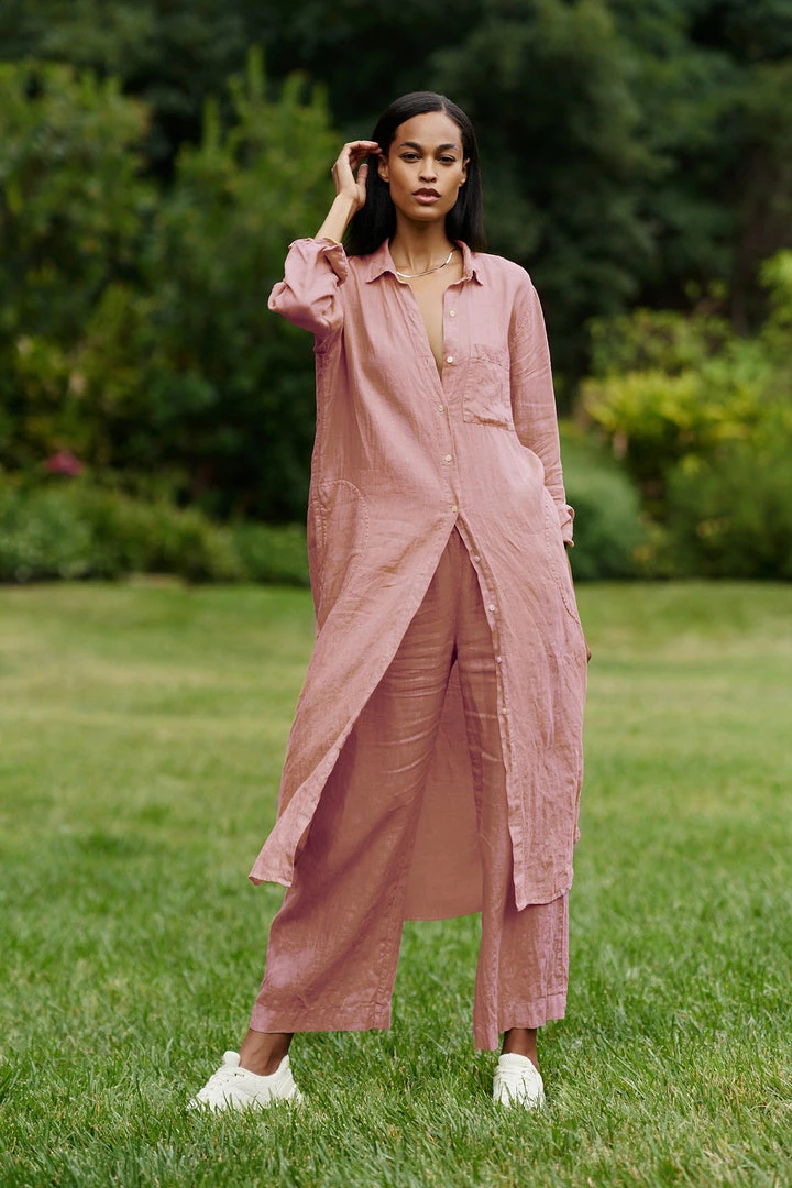 Velvet By Graham & Spencer Womens JORA LINEN BUTTON-UP DRESS 24 Velvet By Graham & Spencer Womens JORA LINEN BUTTON-UP DRESS