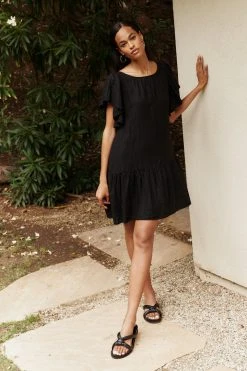 Velvet By Graham & Spencer KASSIDY LINEN DRESS