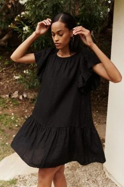 Velvet By Graham & Spencer KASSIDY LINEN DRESS