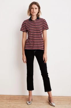 Velvet By Graham & Spencer Womens KAIA MID RISE CONTRAST STITCHING CROP JEAN 12 Velvet By Graham & Spencer Womens KAIA MID RISE CONTRAST STITCHING CROP JEAN