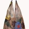LARGE FLORAL PRINT MESH TOTE BY EPICE Womens