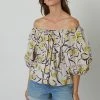 Velvet By Graham & Spencer Womens ZOEY PRINTED BOHO TOP 2 Velvet By Graham & Spencer Womens ZOEY PRINTED BOHO TOP