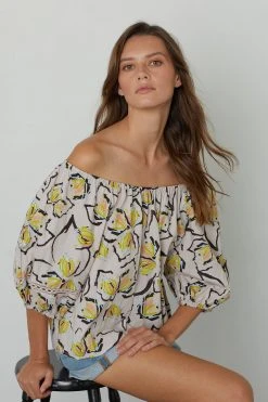 Velvet By Graham & Spencer Womens ZOEY PRINTED BOHO TOP 13 Velvet By Graham & Spencer Womens ZOEY PRINTED BOHO TOP