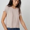Velvet By Graham & Spencer CASEY SHORT SLEEVE CREW NECK TEE