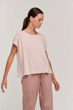 Velvet By Graham & Spencer HUDSON CREW NECK TEE Womens 18 Velvet By Graham & Spencer HUDSON CREW NECK TEE Womens